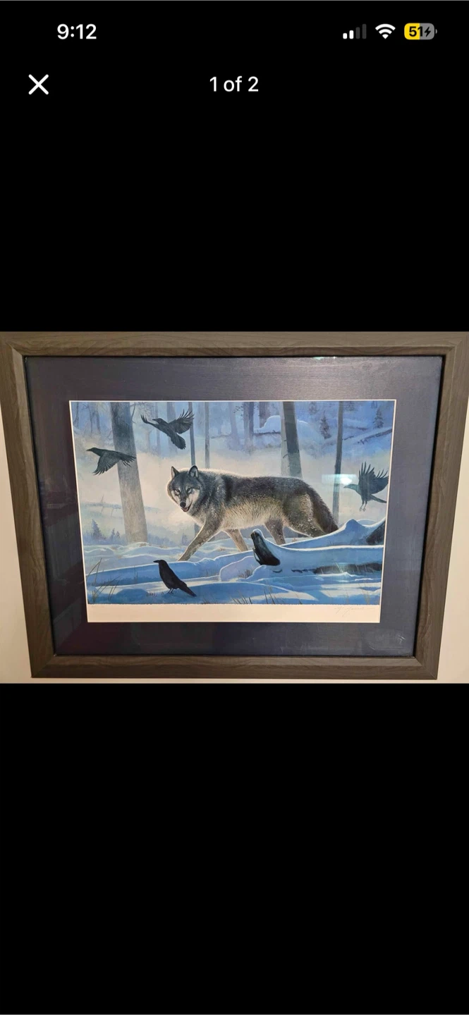 Park West Gallery "Running With The Ravens" Artwork