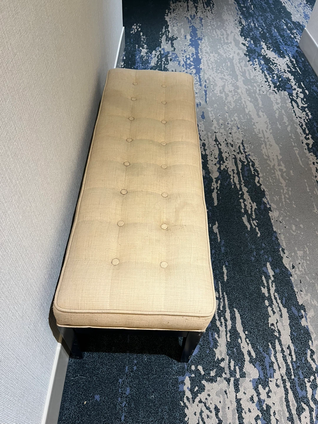Tufted Upholstered Bench Ottoman - photo 2