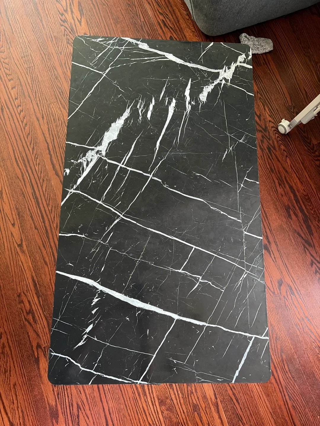 Marble-Look Coffee Table - photo 2