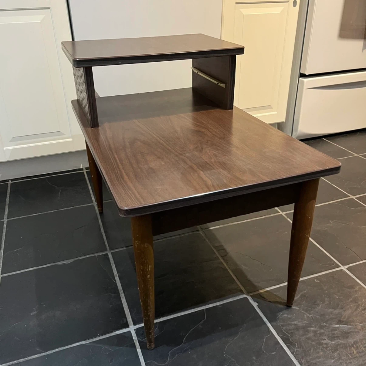 Vintage Two-Tiered End Table - photo 2