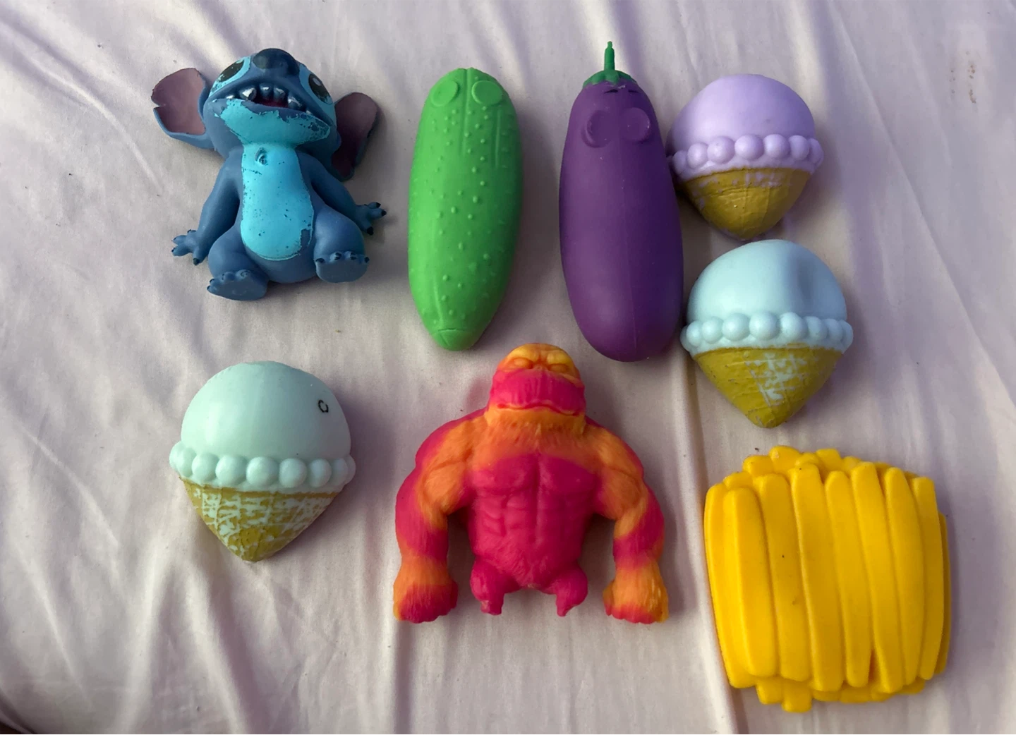 Eight pack of sand squishy’s