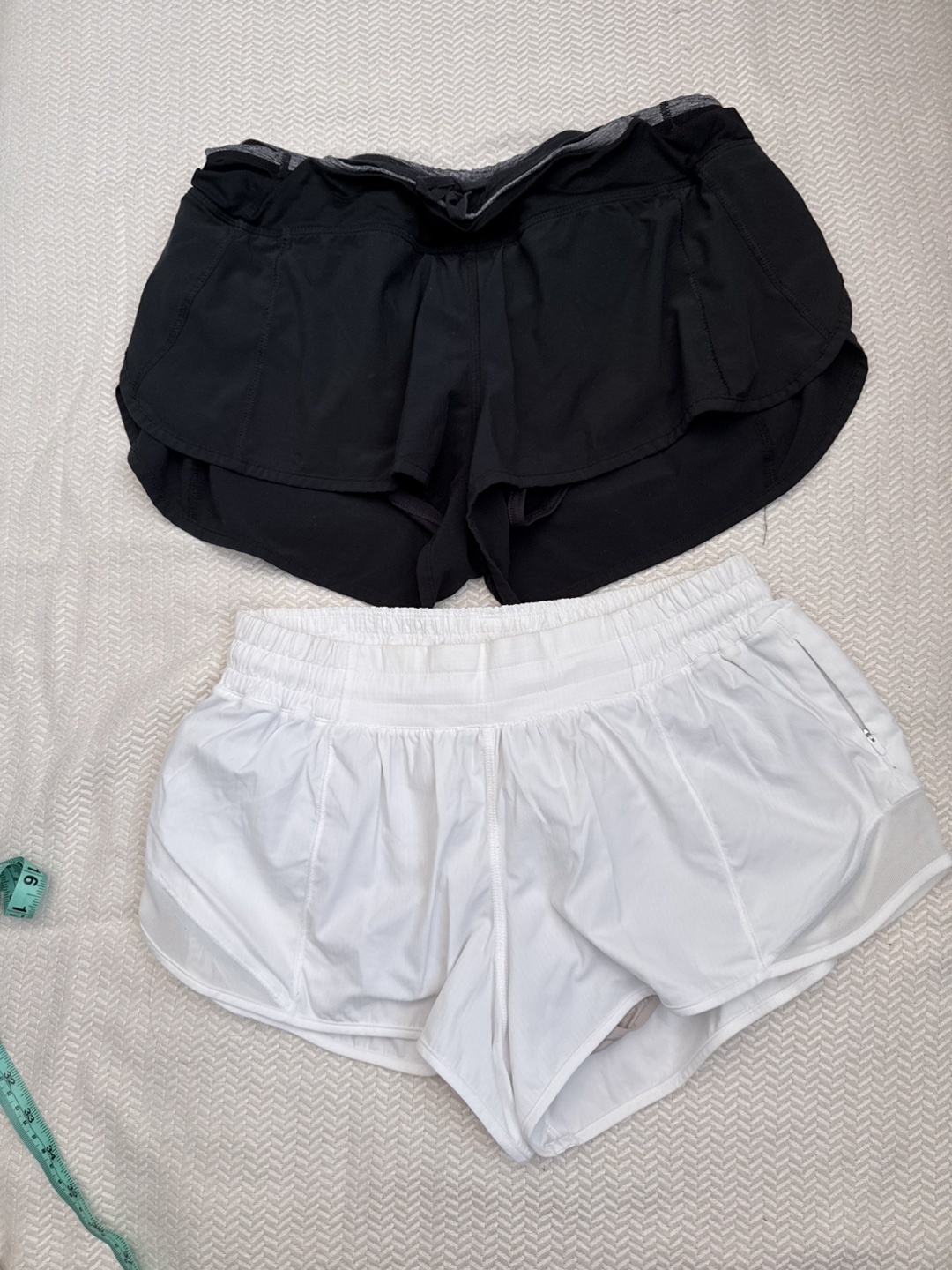 Lululemon Running Shorts - Black & White - photo 2