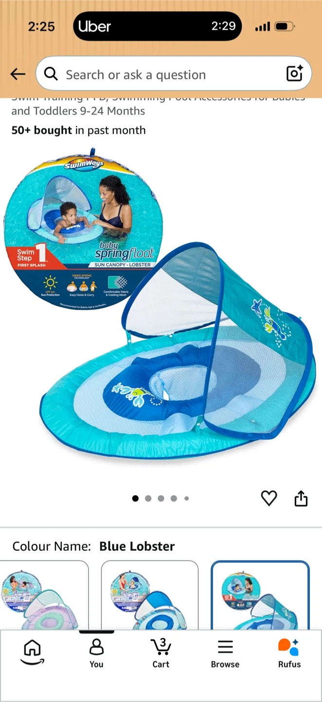 Infant floaty - please scroll pics