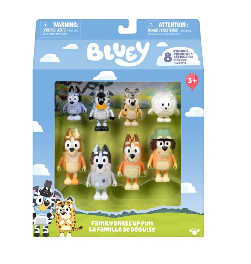 Bluey Family Dress Up Fun Figures (8 Pack) - photo 2