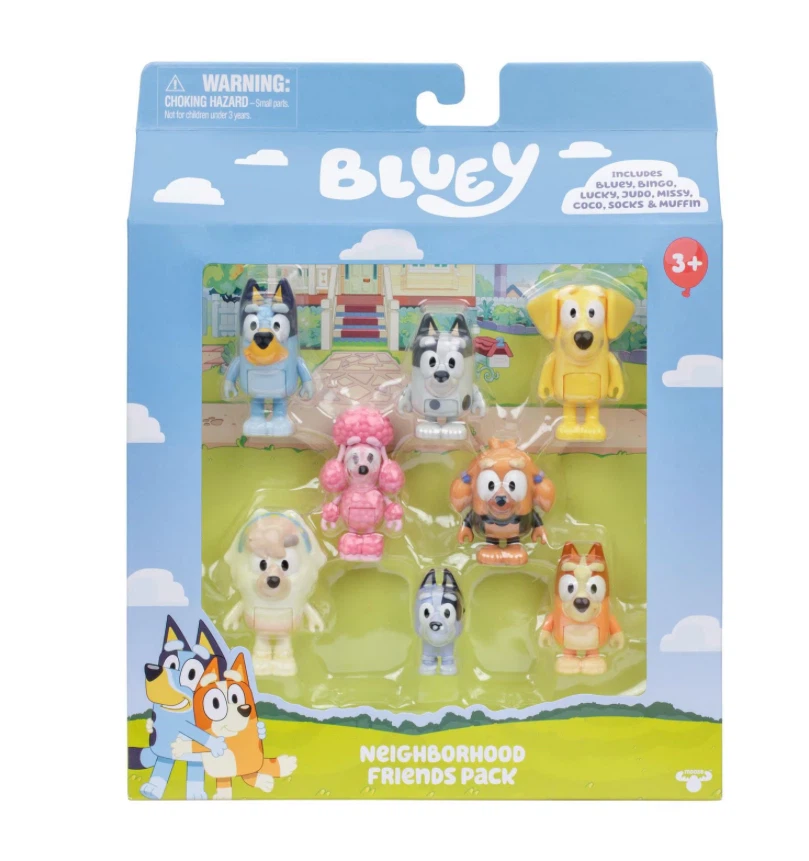 Bluey Neighbourhood Friends Pack Toy Set