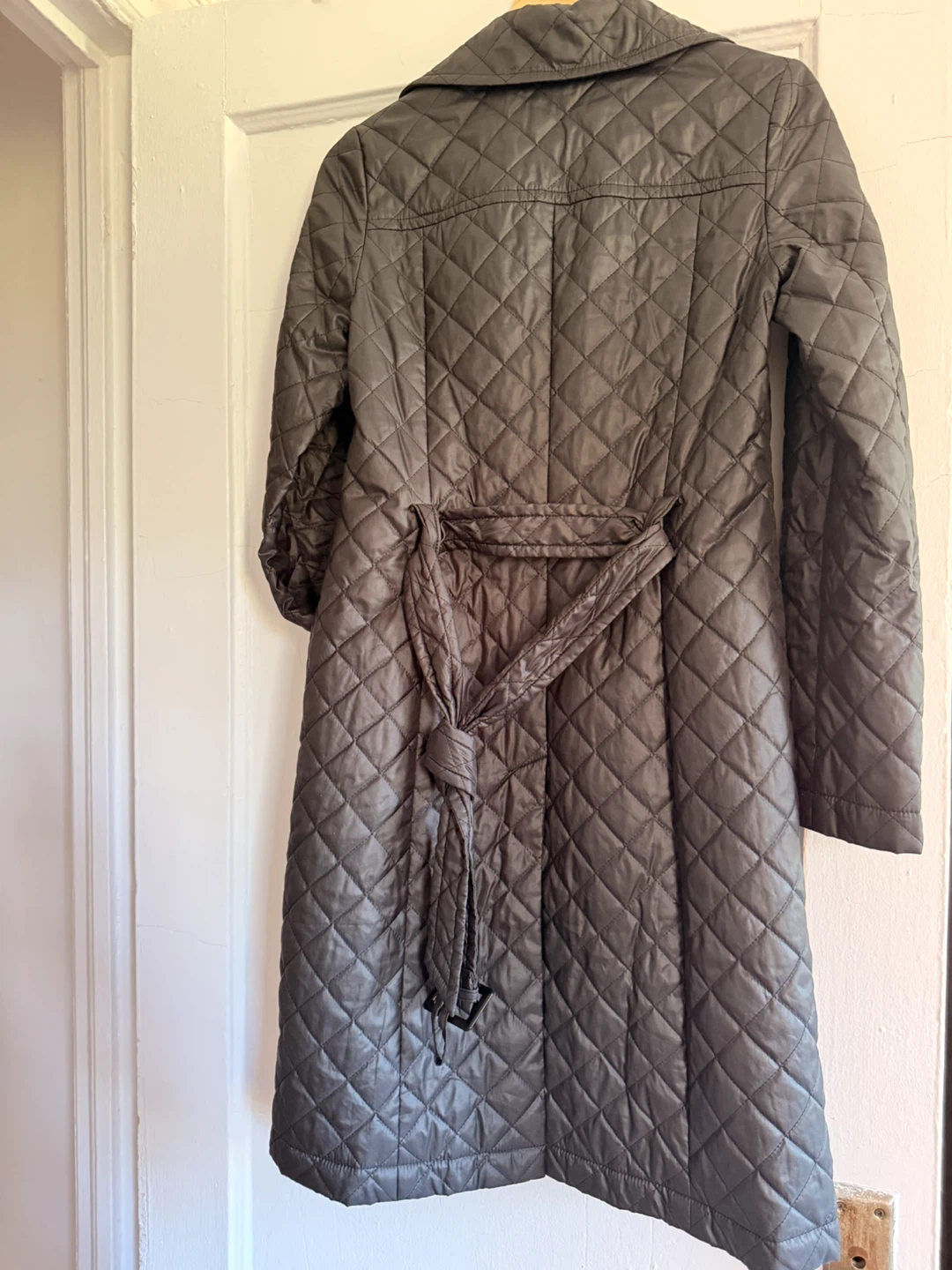 Barneys New York Quilted Trench Coat - photo 3