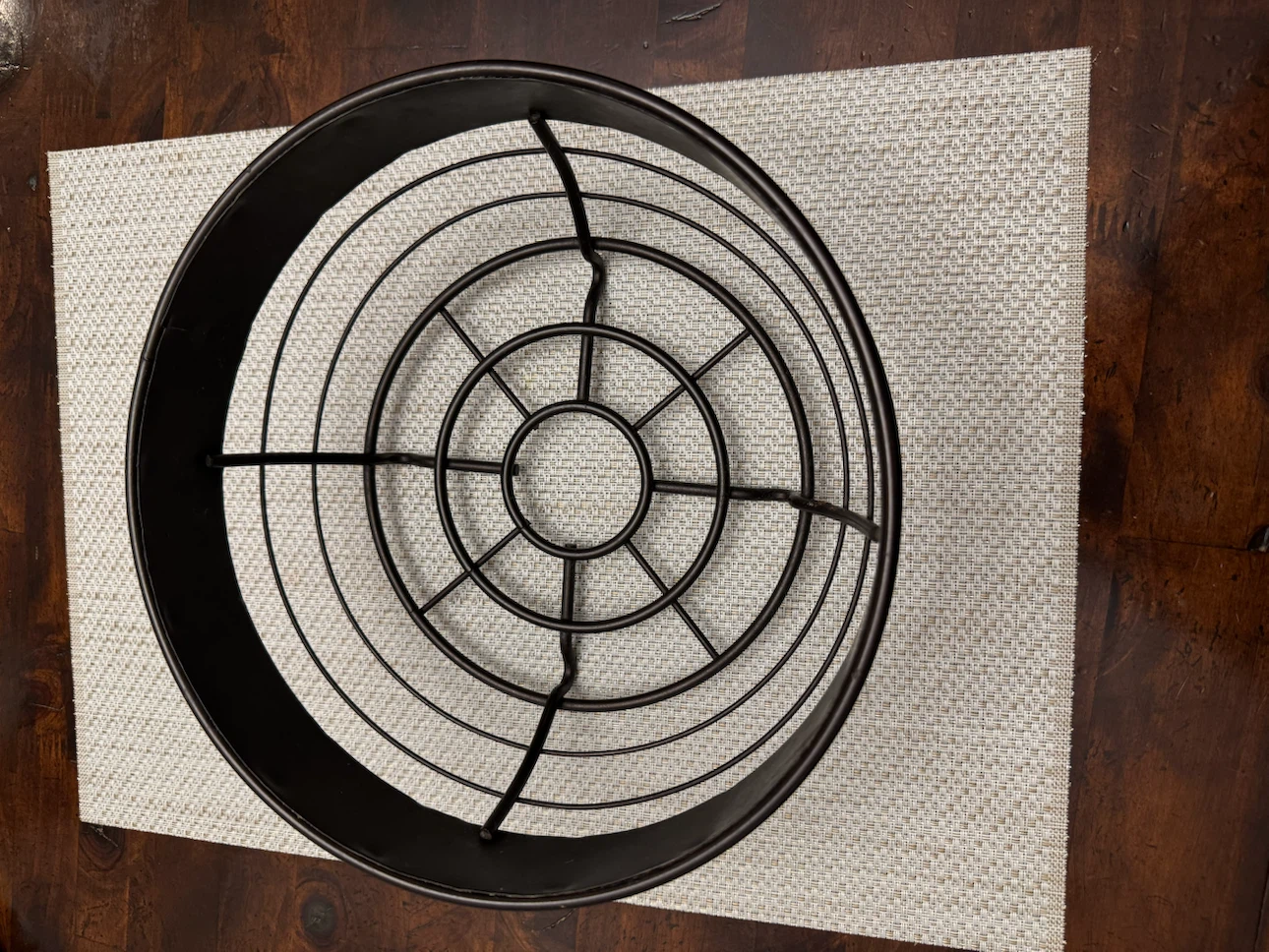 Wire and Woven Basket