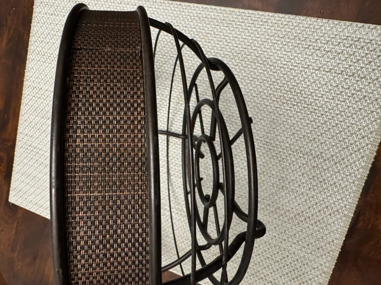 Wire and Woven Basket - photo 2