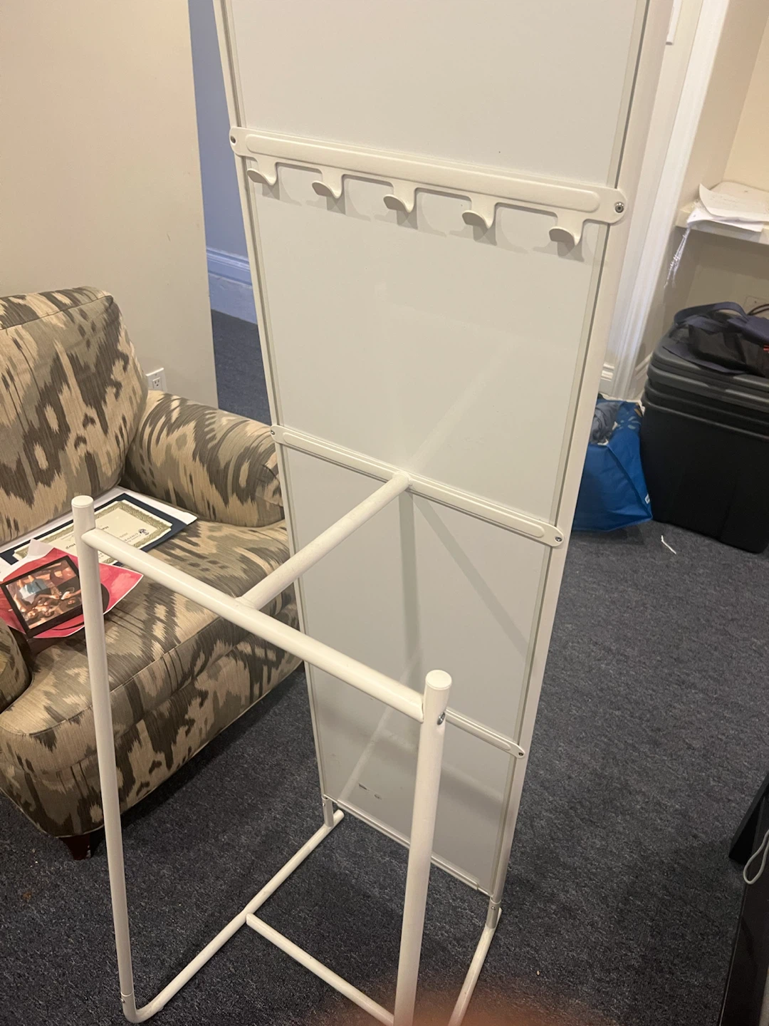 KNAPPER Standing Mirror, White - photo 2