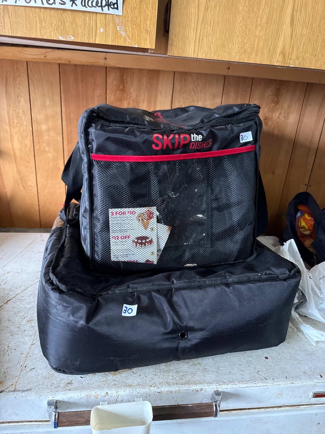 SkipTheDishes Delivery Bags
