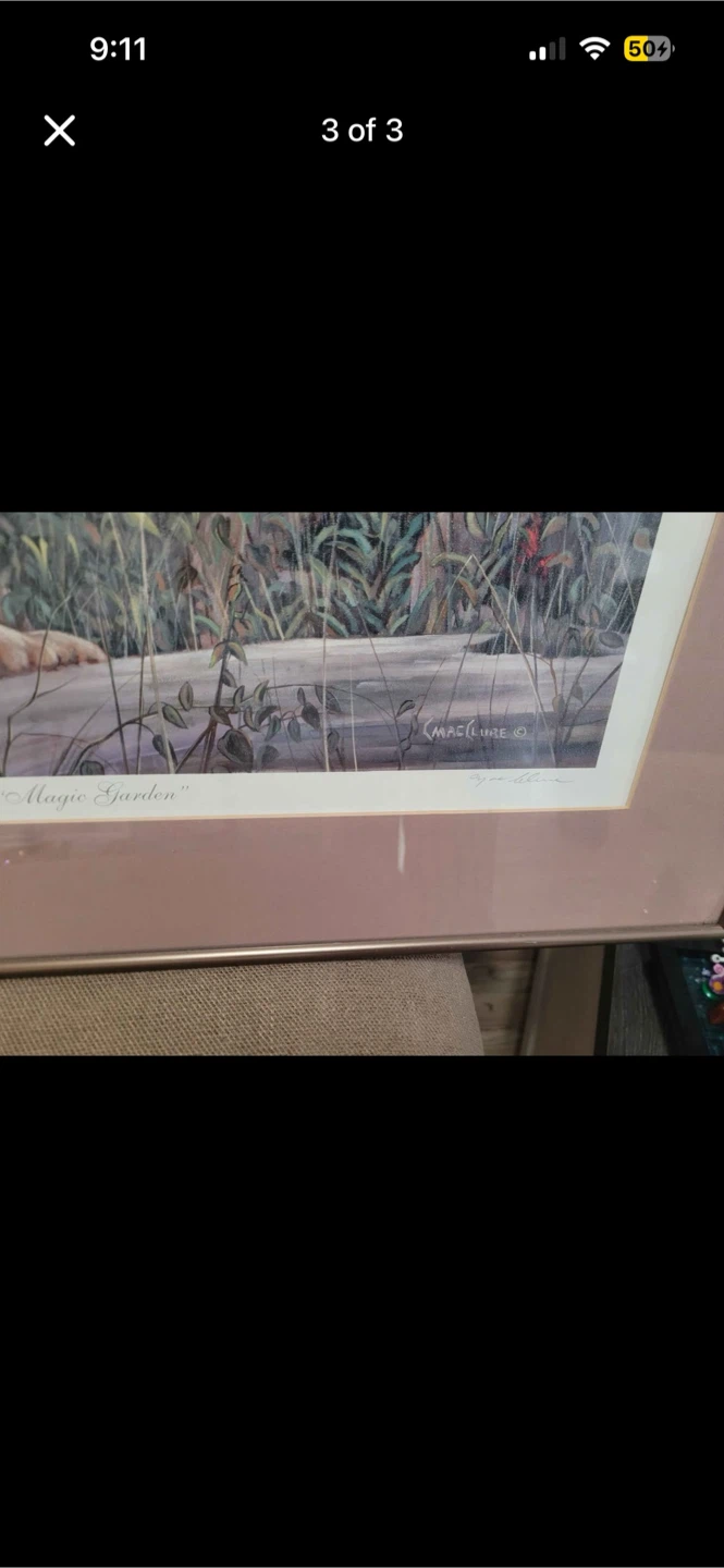 Magic Garden Wolf Family Framed Print by MacLouise - photo 2