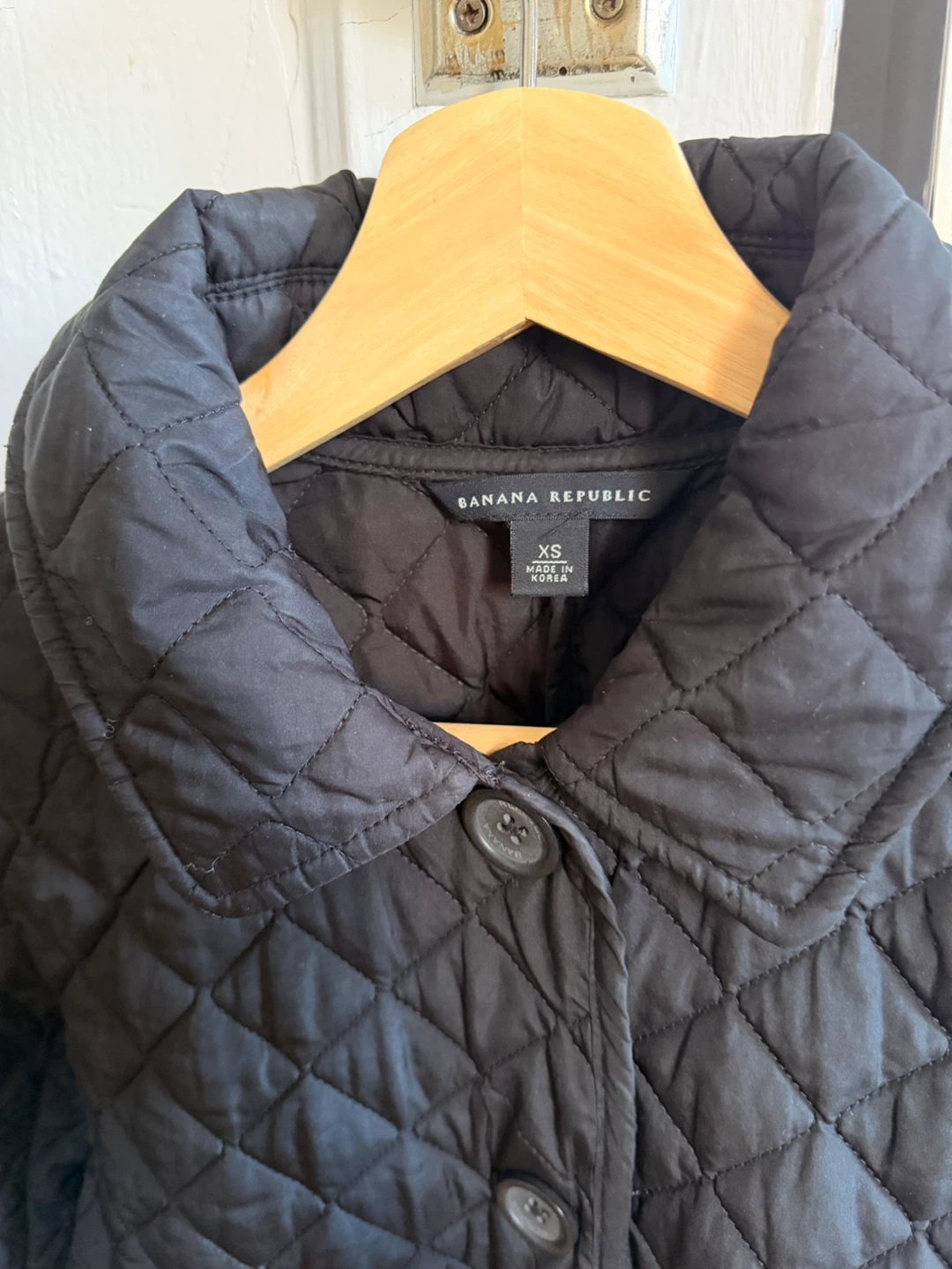 Banana Republic Quilted Jacket XS Black - photo 2