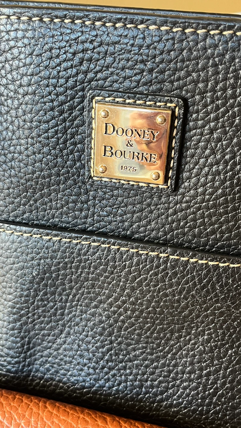 Dooney & Bourke Black Pebble Leather Tote Bag - photo 3
