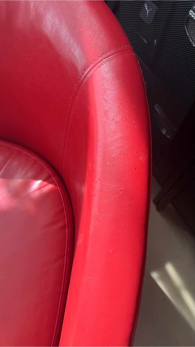 Red Accent Armchair ❣️ - photo 2