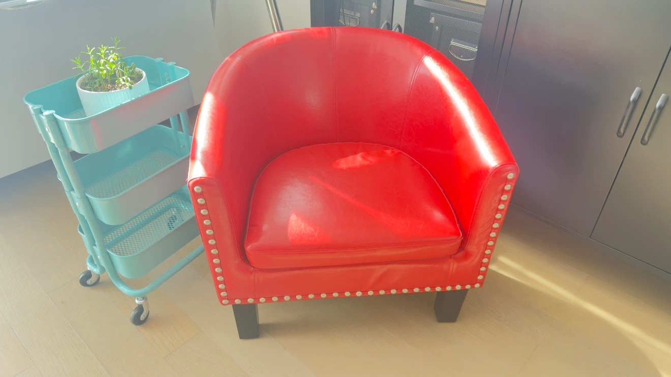 Red Accent Armchair ❣️ - photo 4