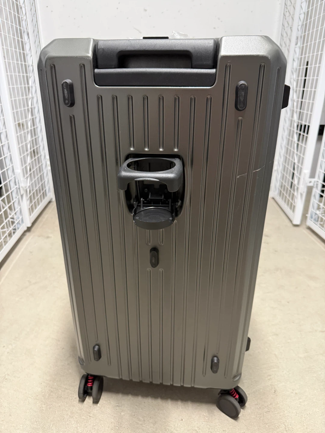 Grey Expandable Luggage with TSA Lock - photo 4