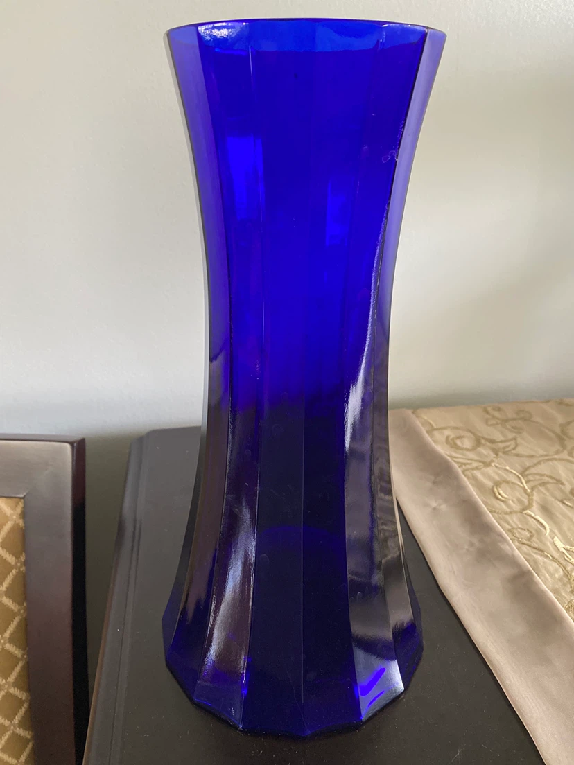 Cobalt Blue Glass Vase