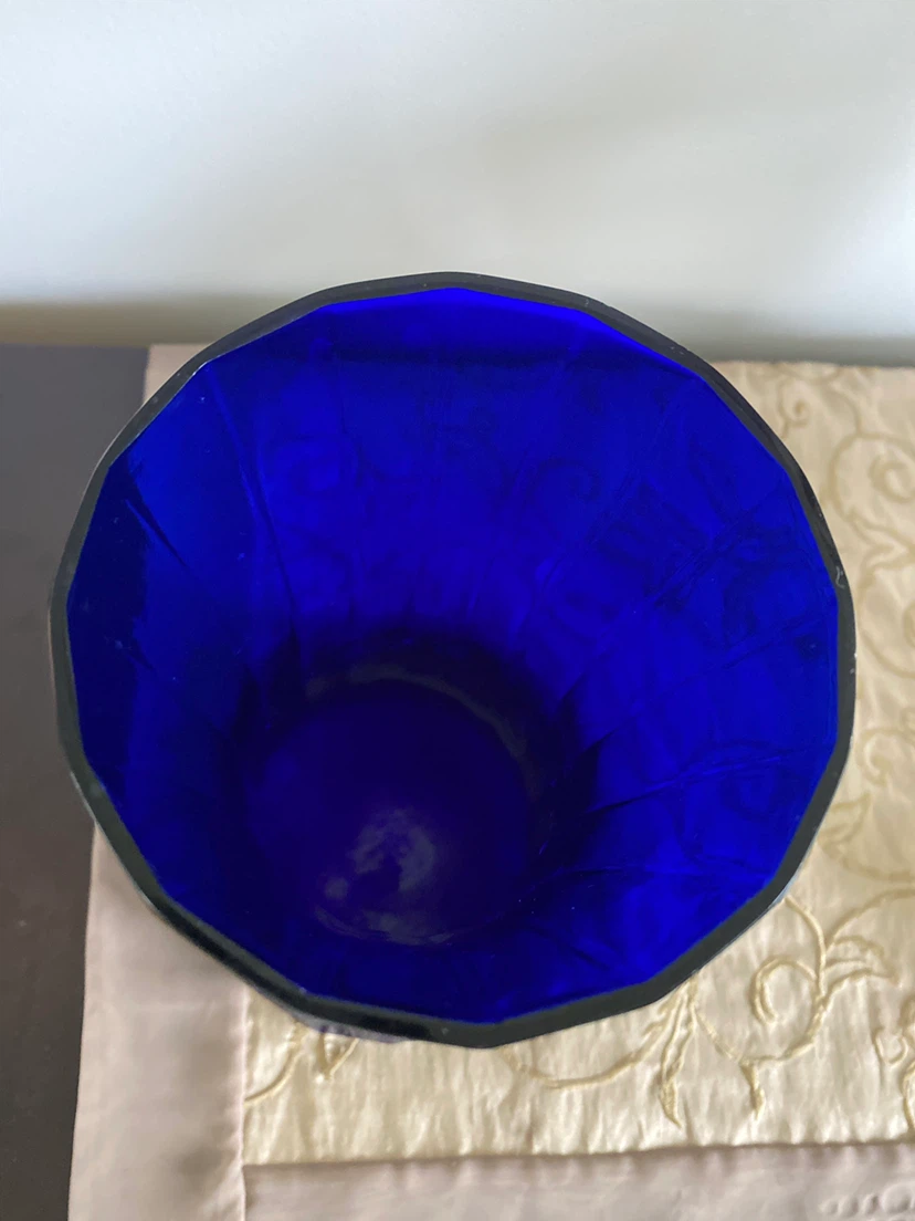 Cobalt Blue Glass Vase - photo 2