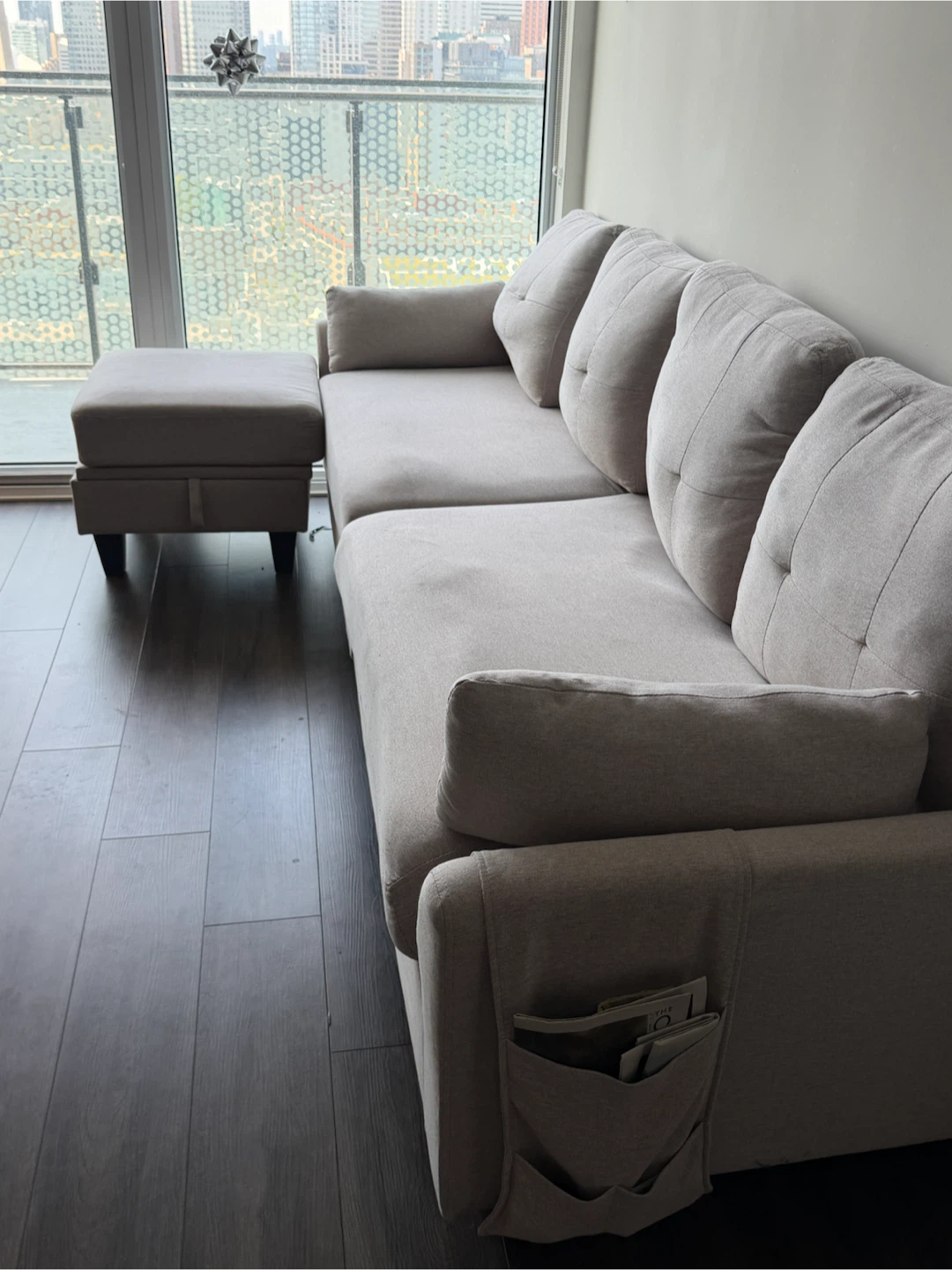 Wayfair Sectional sofa w/ ottoman storage - photo 5