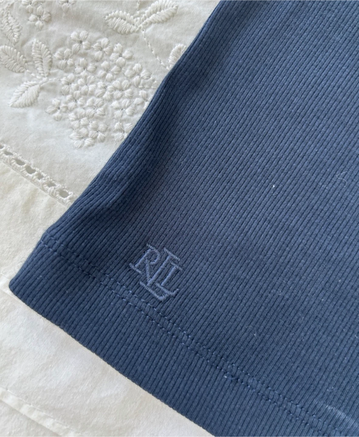 Lauren Ralph Lauren Navy Ribbed Tank Top XXS/TTP New with Tags - photo 3