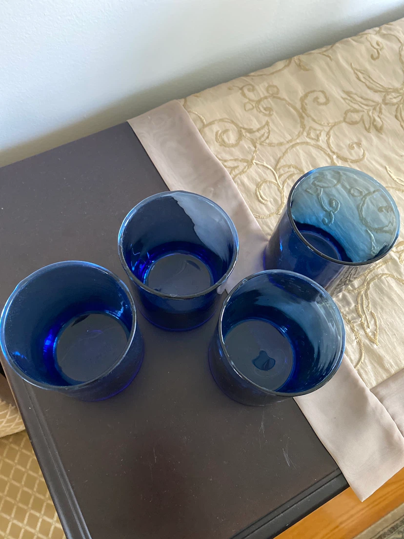 Mexican Blue Drinking Glasses (set of 4) - photo 2