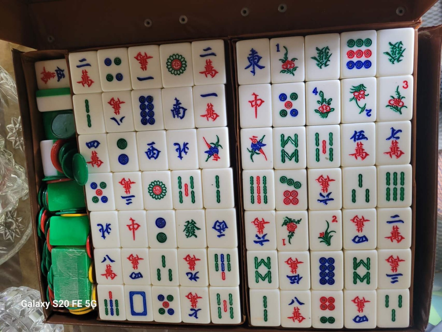Mahjong Set with Case