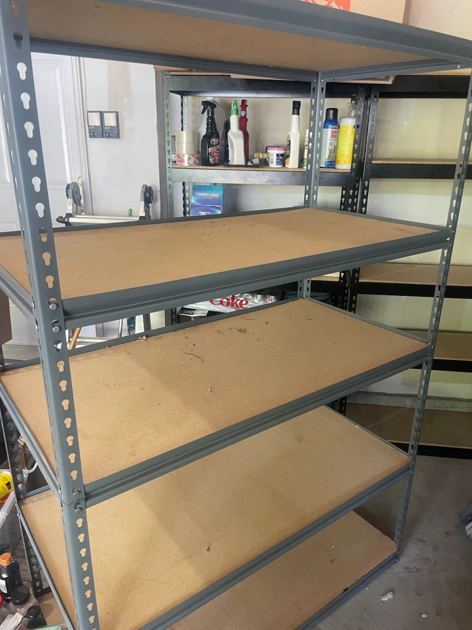 4 steel rack shelf