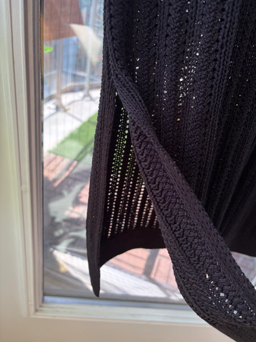 Black Sleeveless Knit Maxi Dress - photo 3