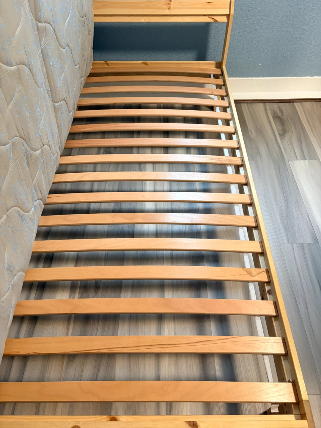 Twin Bed Frame with Mattress - photo 2