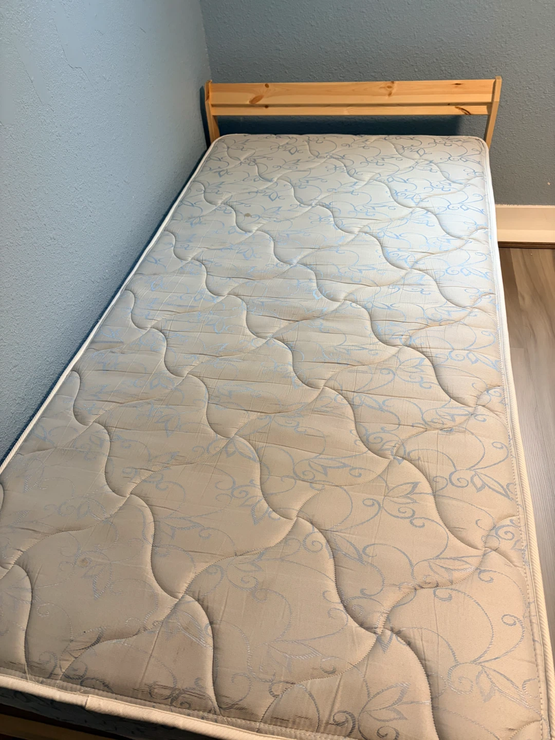 Twin Bed Frame with Mattress - photo 3