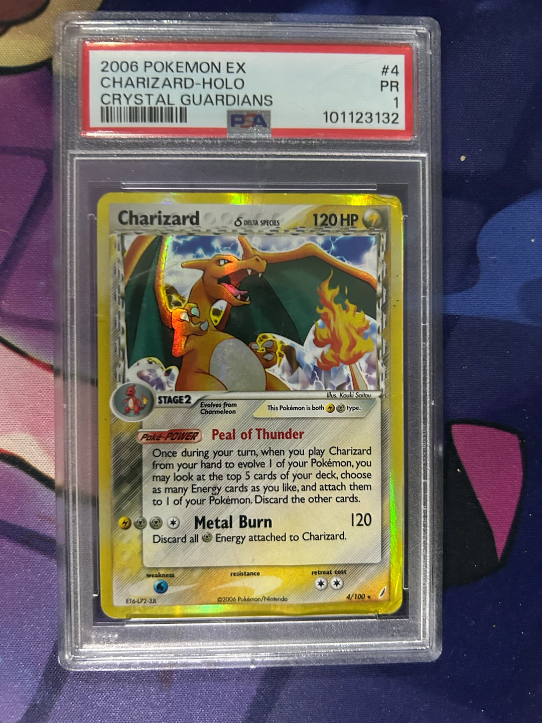Pokemon Charizard Delta Species PSA 1