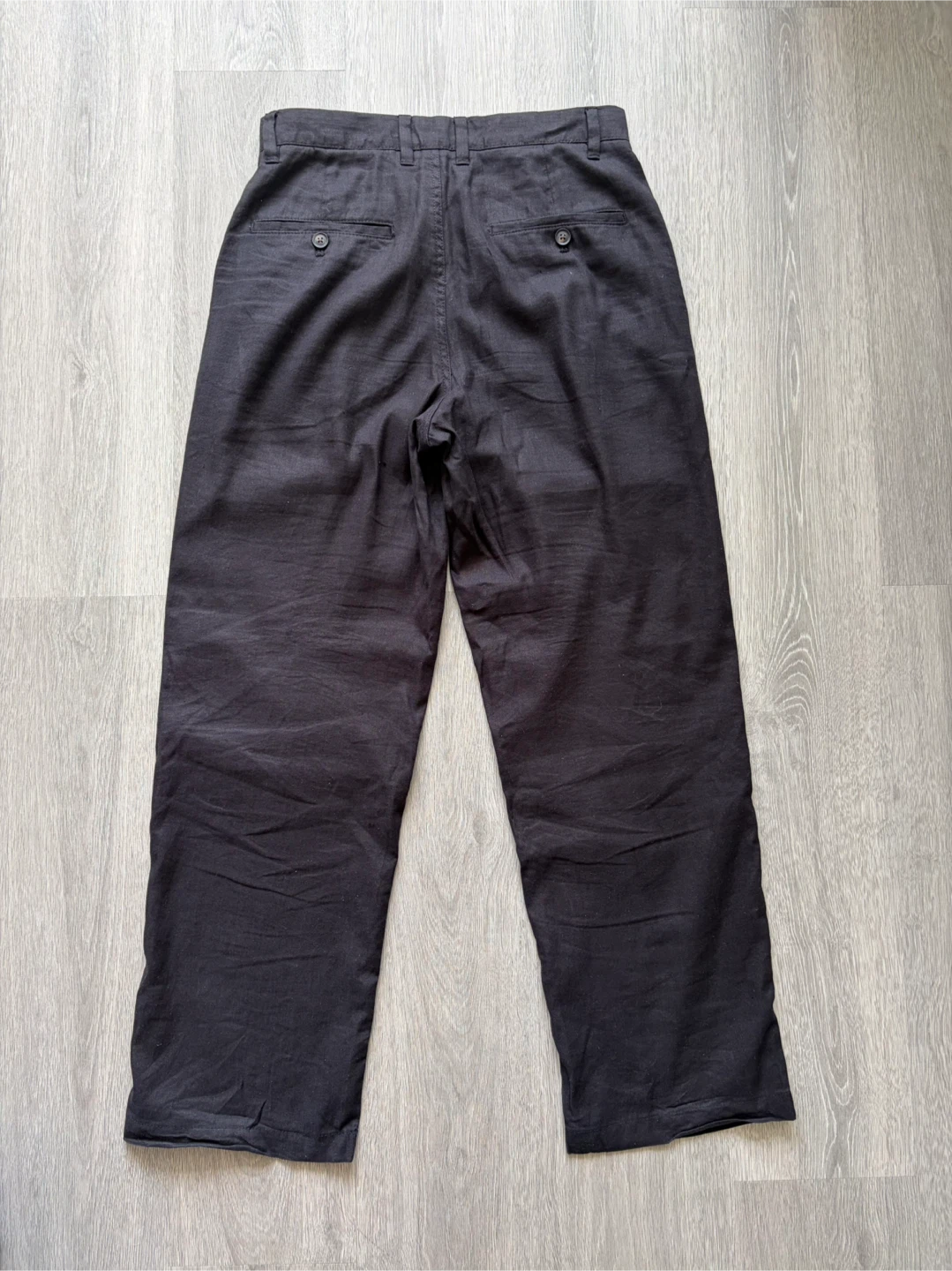 H&M Relaxed Fit Black Pants - photo 2