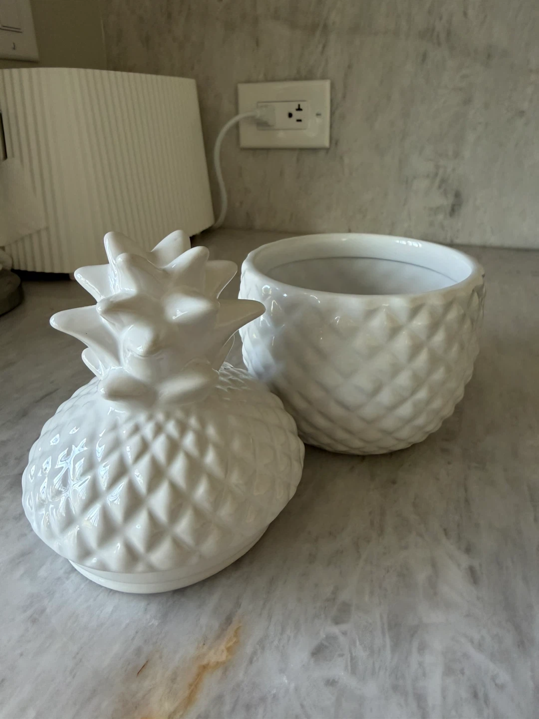 Pineapple Jar with Lid - photo 3