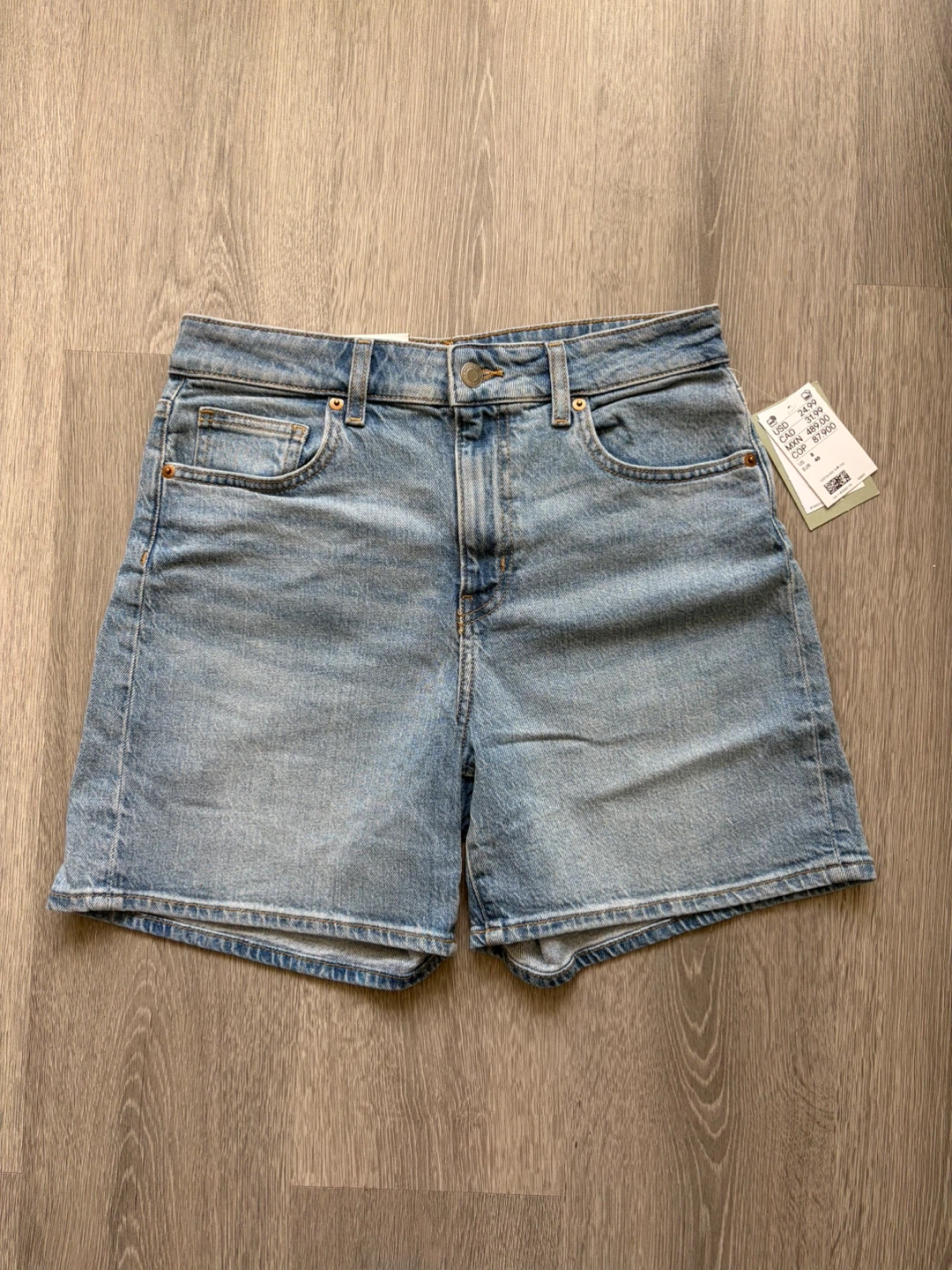 High Waist Denim Shorts