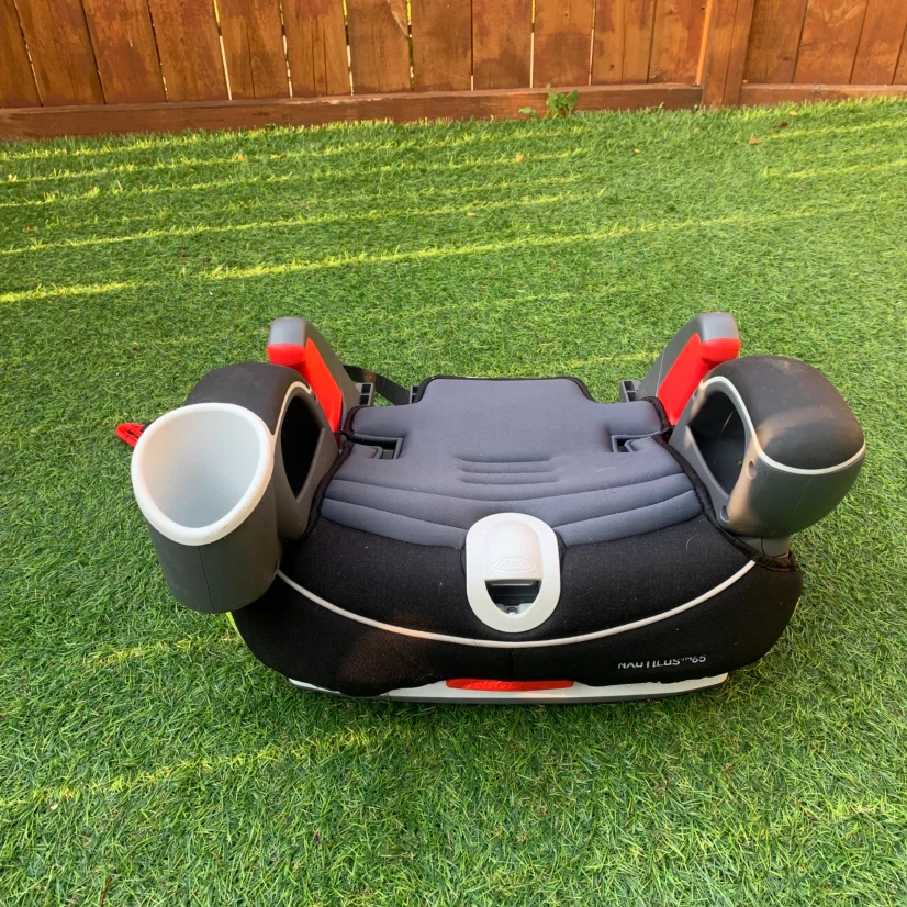 Kids Booster Car Seat Child Vehicle Seat Base Cup Holder