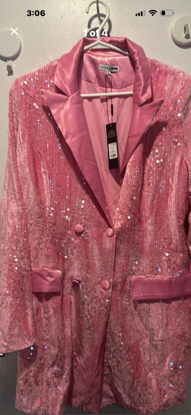 Fashion Nova Sequin Blazer