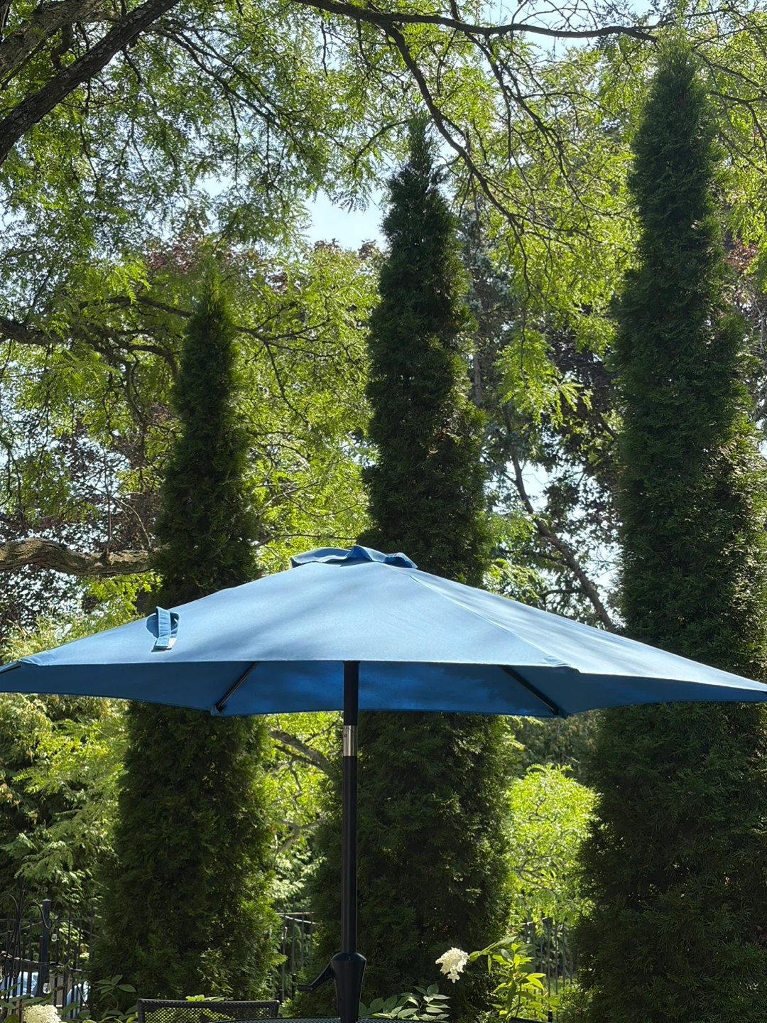 7 Foot Blue Patio Umbrella - photo 2