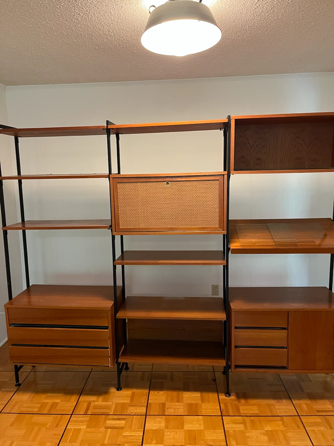 Vintage Modular Wall Unit Shelving System