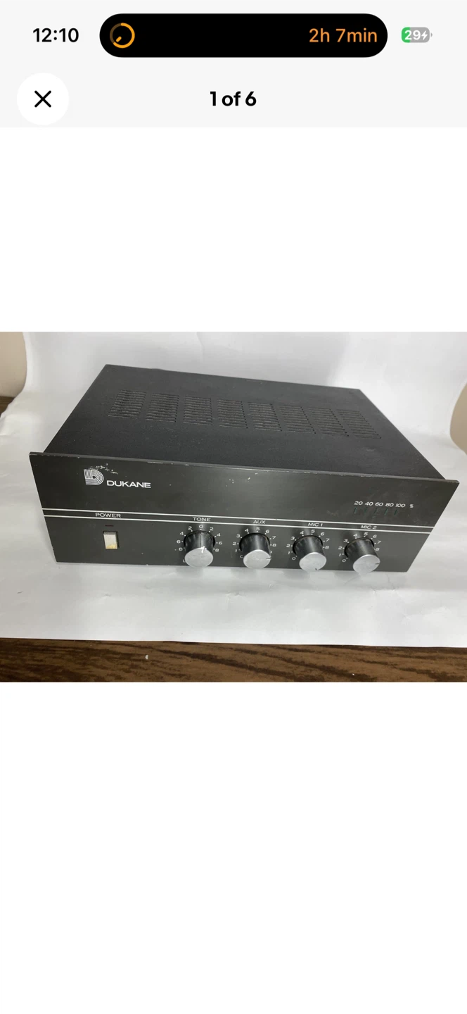 DUKANE CORPORATION 1A1420 POWER AMPLIFIER 50/60Hz