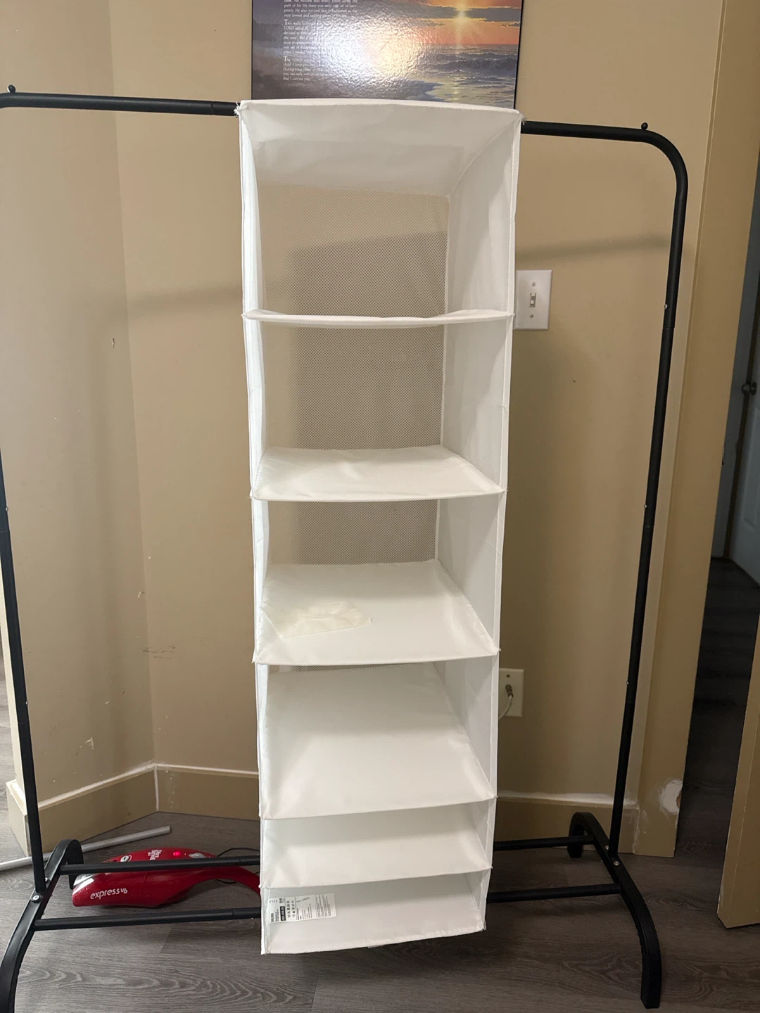 White 6-Shelf Hanging Organizer