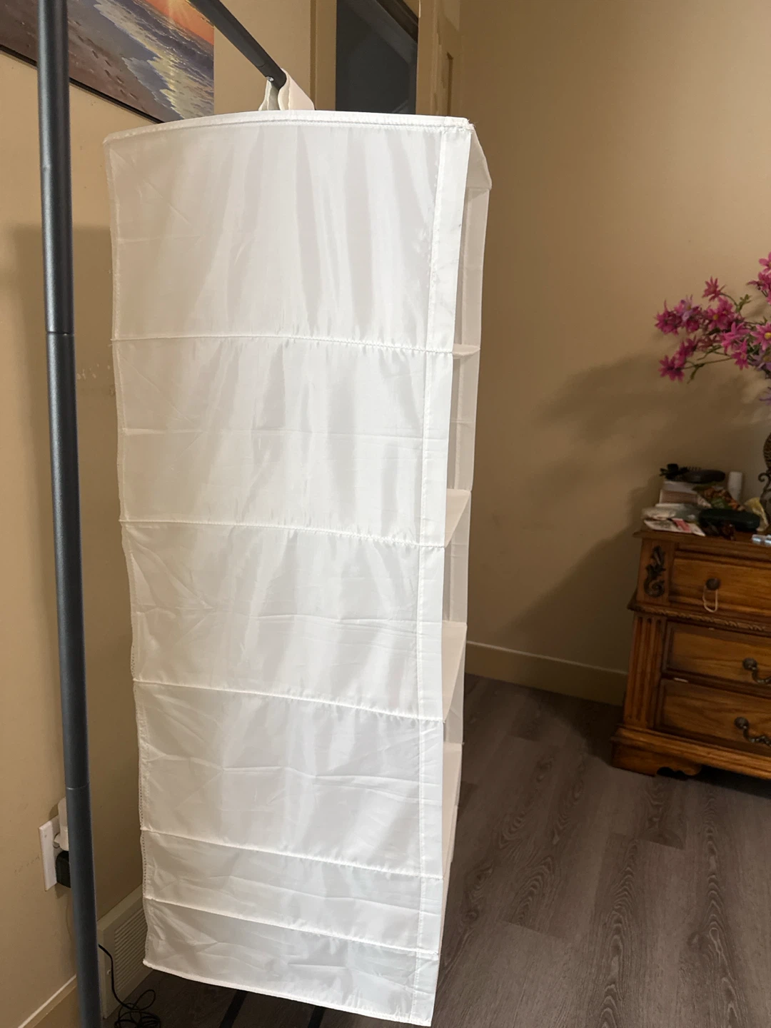 White 6-Shelf Hanging Organizer - photo 2