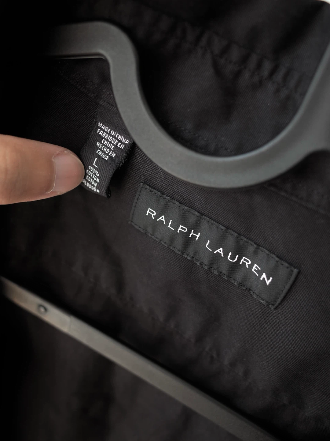 Polo Ralph Lauren Black Label Military Shirt black (L) 245$ - photo 3