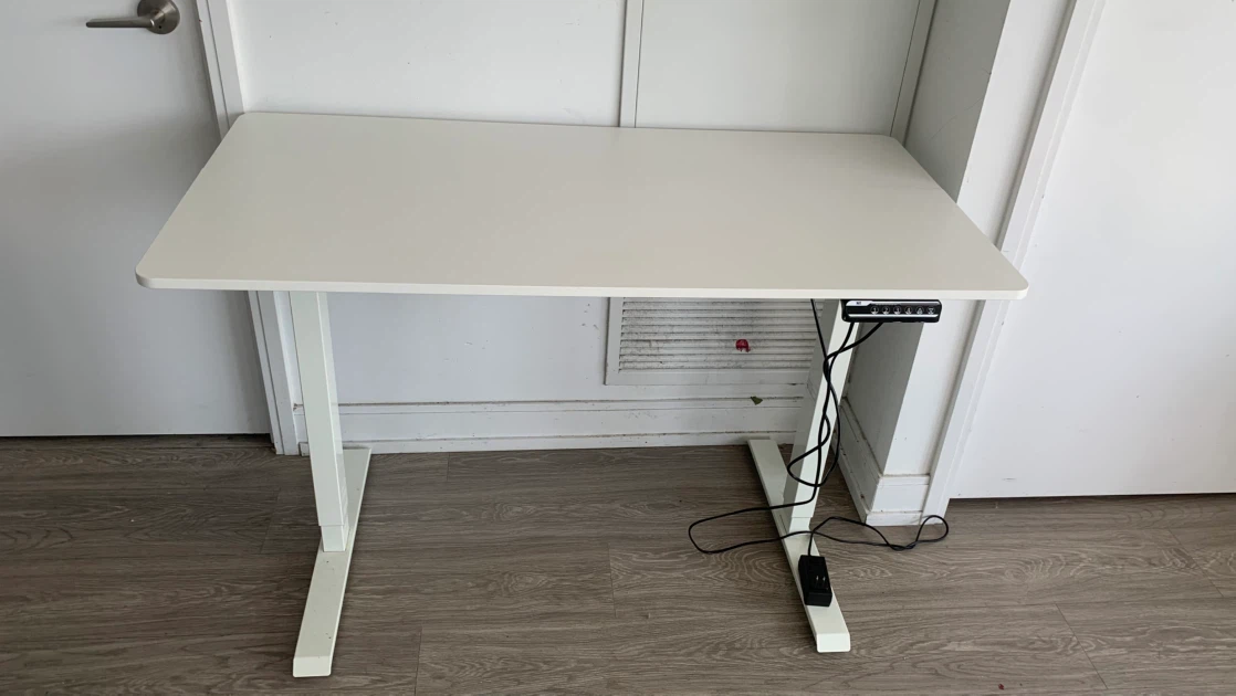 White Standing Desk