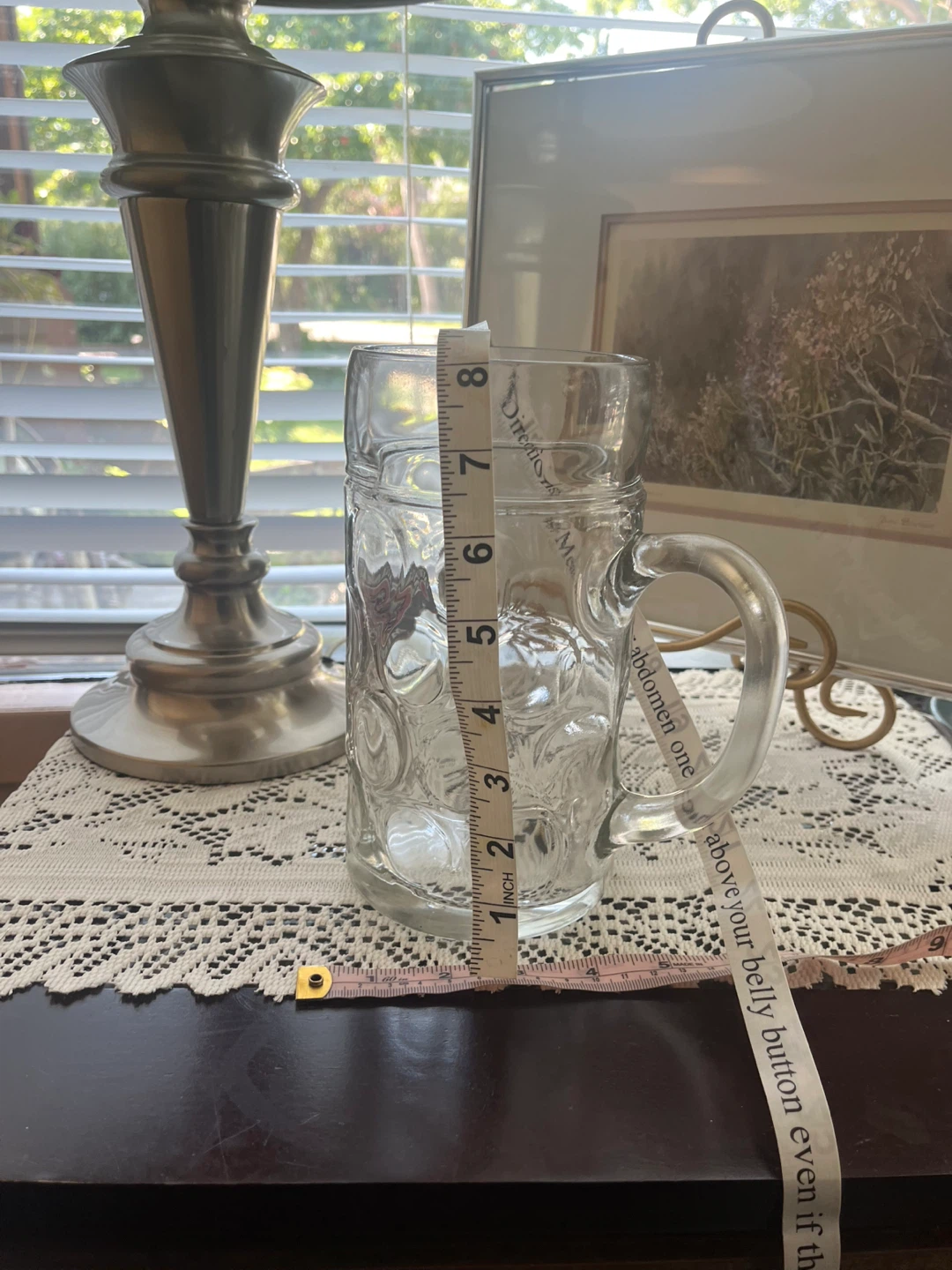 Paulaner Beer Mug (Stein), 8 inches tall - photo 5