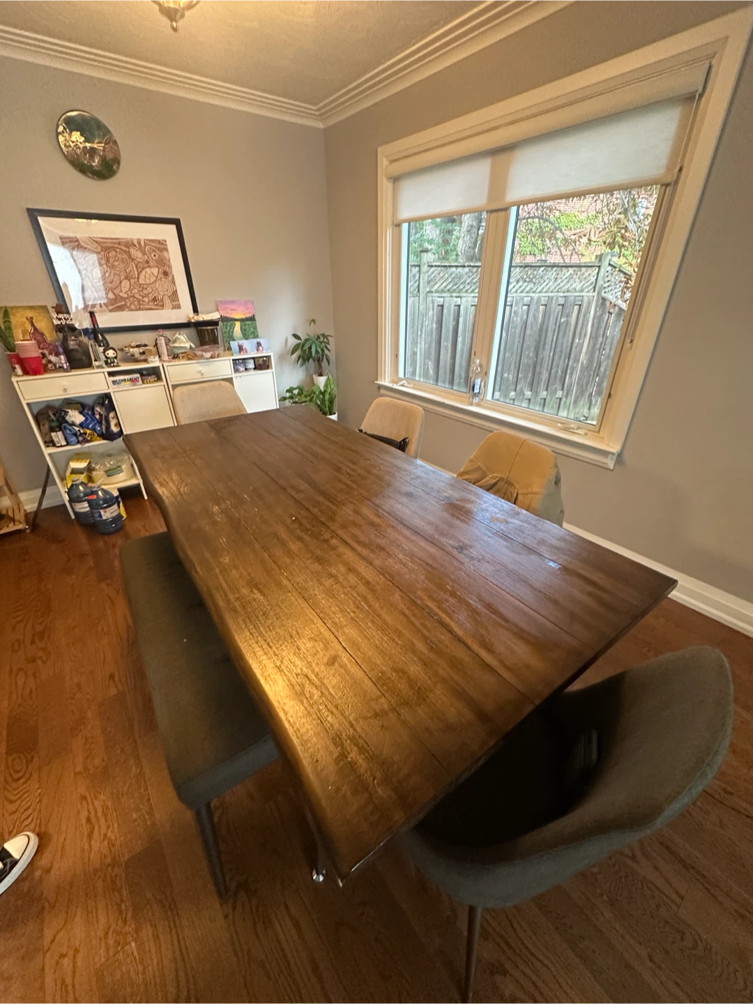 Wooden Dining Table (Chairs not included)