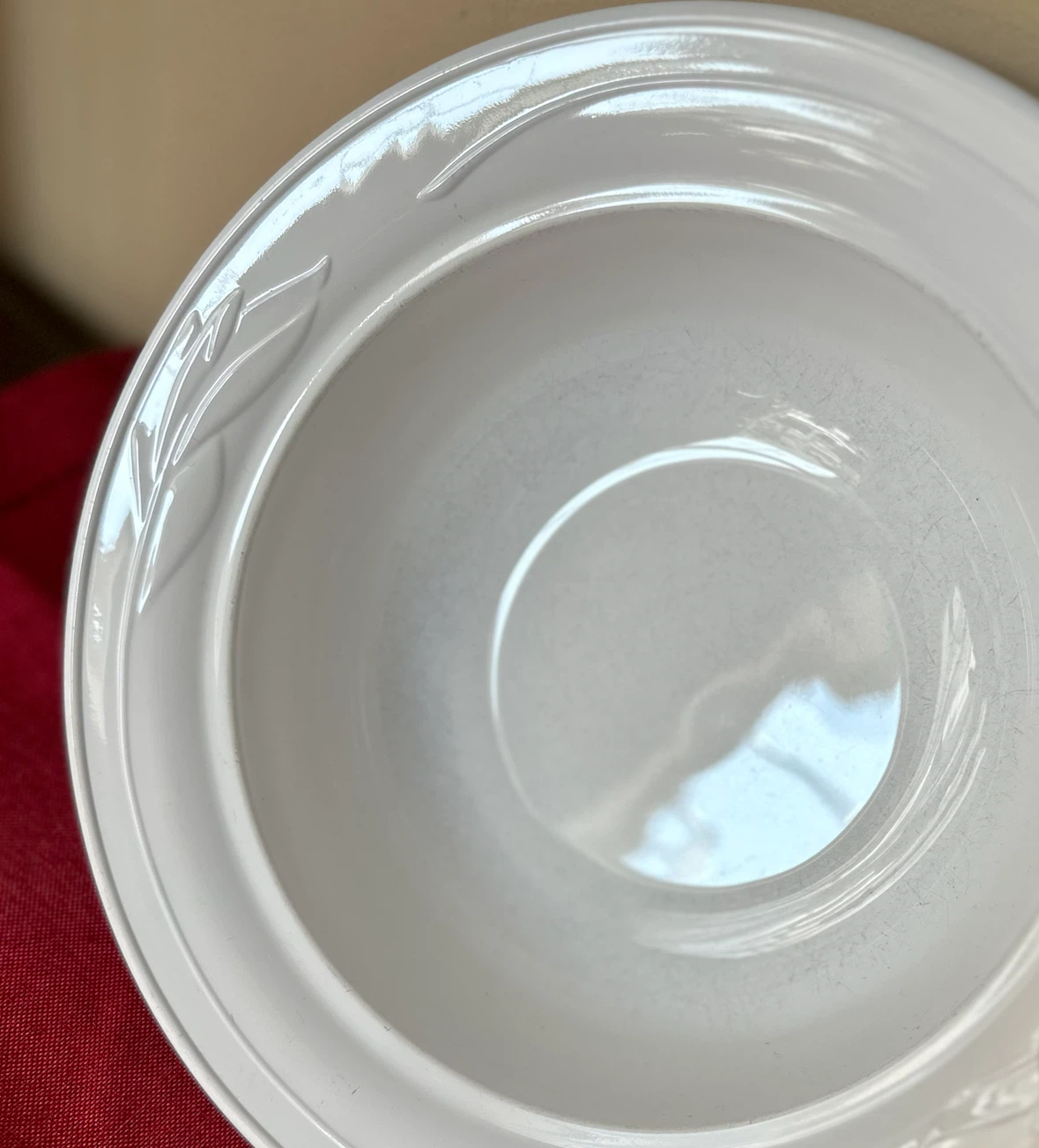 White Serving Bowl - photo 2