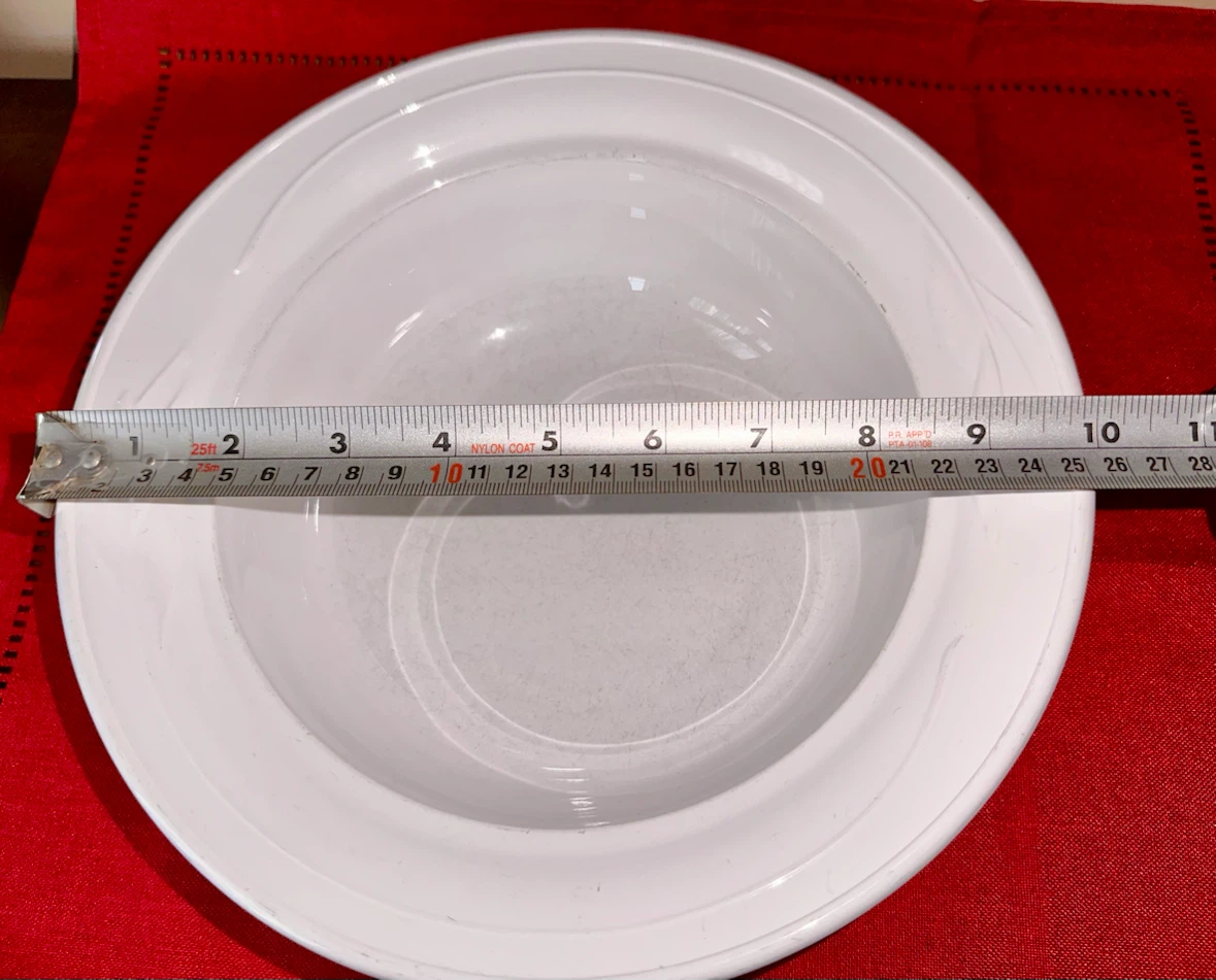White Serving Bowl - photo 3