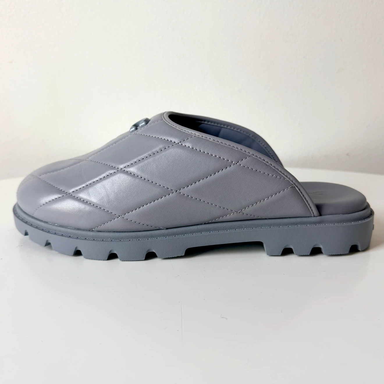 NEW Coach Leather Clog Mule Slippers - photo 2