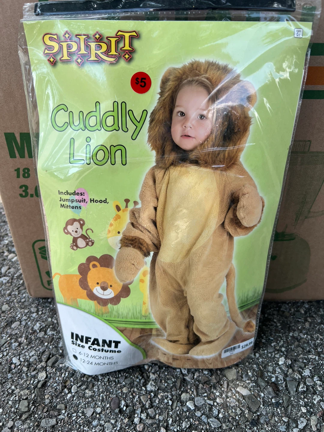 Spirit Cuddly Lion Infant Costume