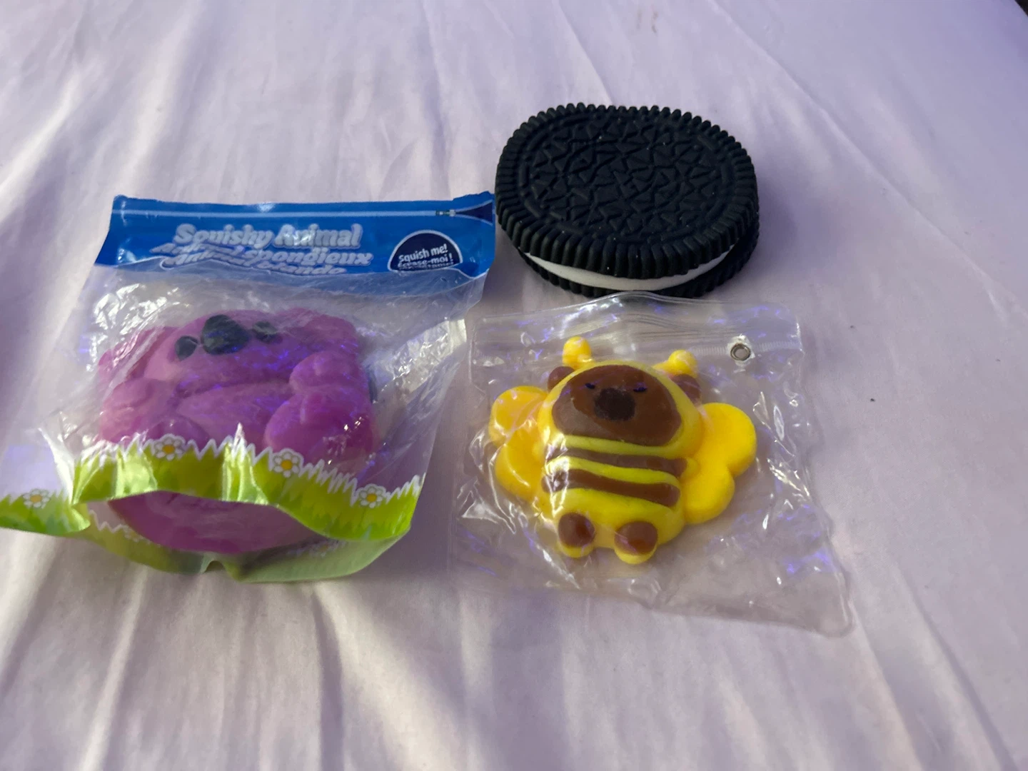 Taber squishy’s three pack can be sold separate